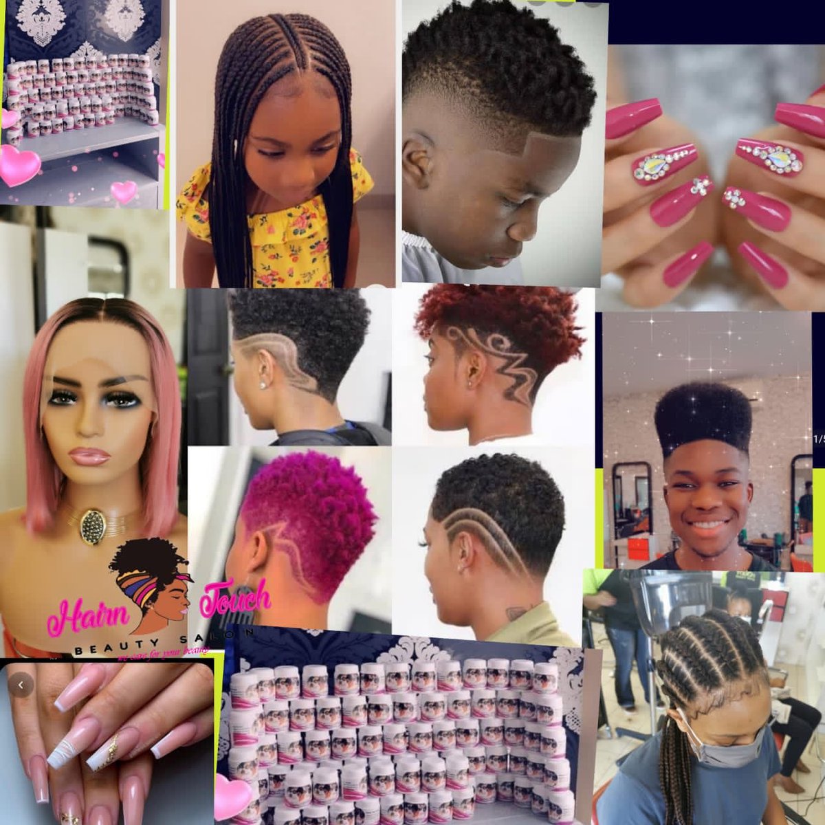 HairTouchBeaut1's tweet image. Hairtouch Beauty Salon has got you covered. Your beauty is our concern &amp;amp; our priority. We have all you need😇.

#bonding #microbraid #twist #singles #conrows #relax #weaves #dreadlocks #menscut #ped&amp;amp;manicure #hairfood

🌮FREE REFRESHMENTS ON THE HOUSE🍹

WhatsApp:081 059 9559