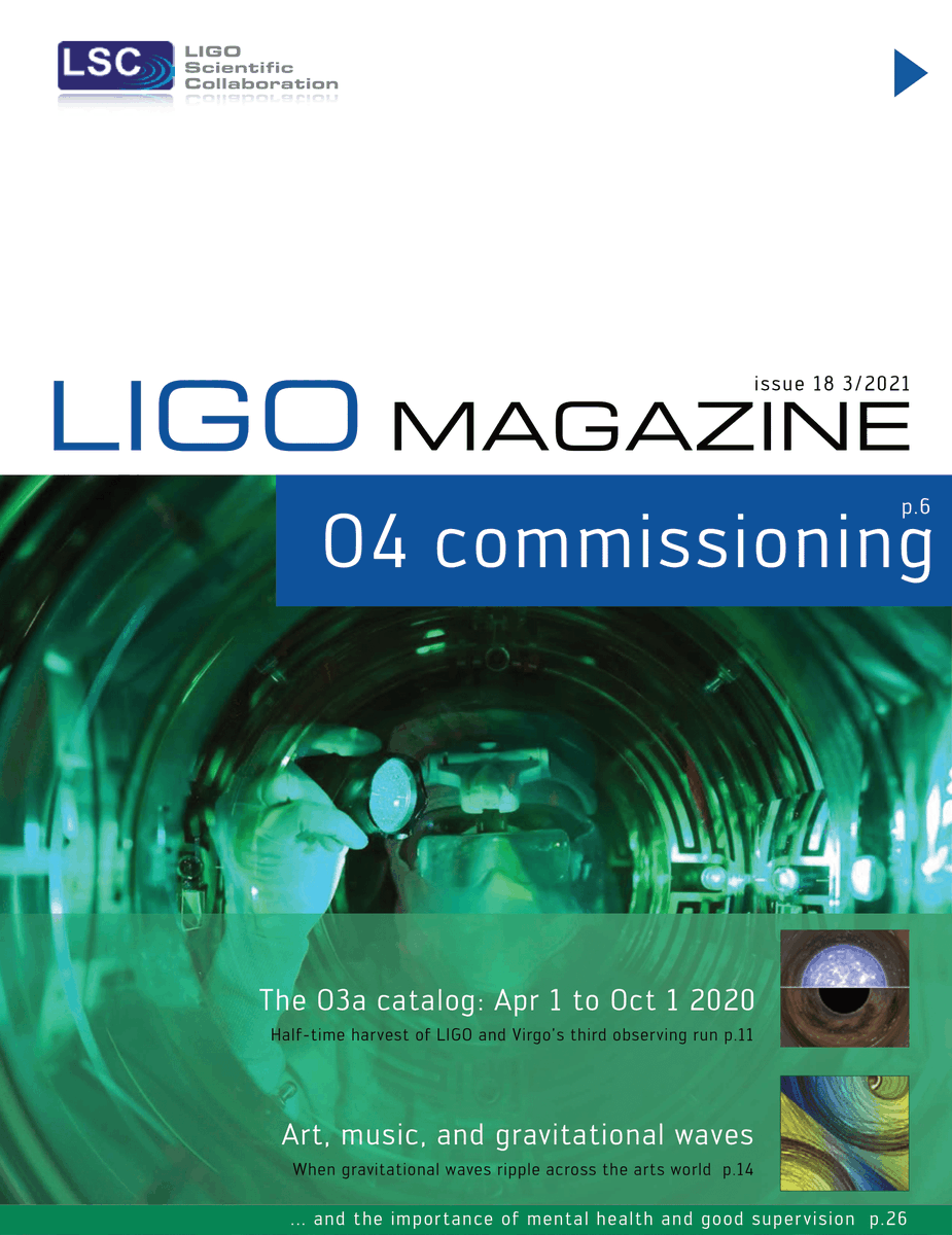 LIGOIndia's tweet photo. (1/2)
➡What is #GravityMatters #blog?
➡How are LIGO-Virgo preparing for the fourth observing run O4?
➡How is the #O3a Catalogue extending our understanding of the gravitational-wave universe?
➡Are LIGO-Virgo creating ripples across the art world too? https://t.co/SOJAXB0FJe