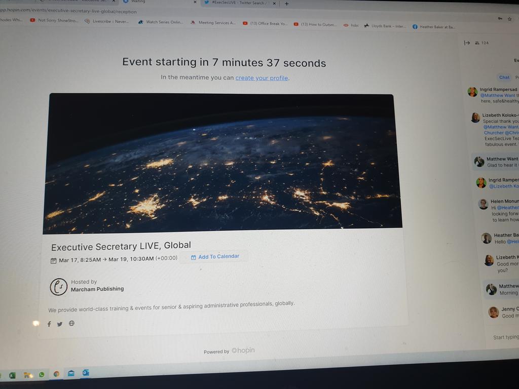 BakerThompsonAL's tweet photo. Nearly time to start! #ExecSecLIVE #ExecSecGlobal https://t.co/jwwsTi3Mj5