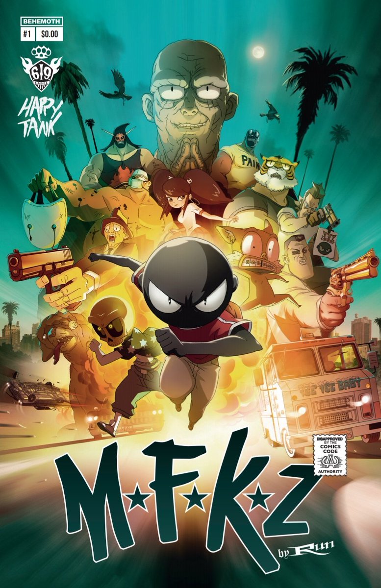 Mutafukaz's tweet photo. Hey American People!

The #MFKZ comicbooks are coming to the US with the first special issue launching in June, published by @happytankcomics!

I hope you'll be there! https://t.co/L9EPud8JeT