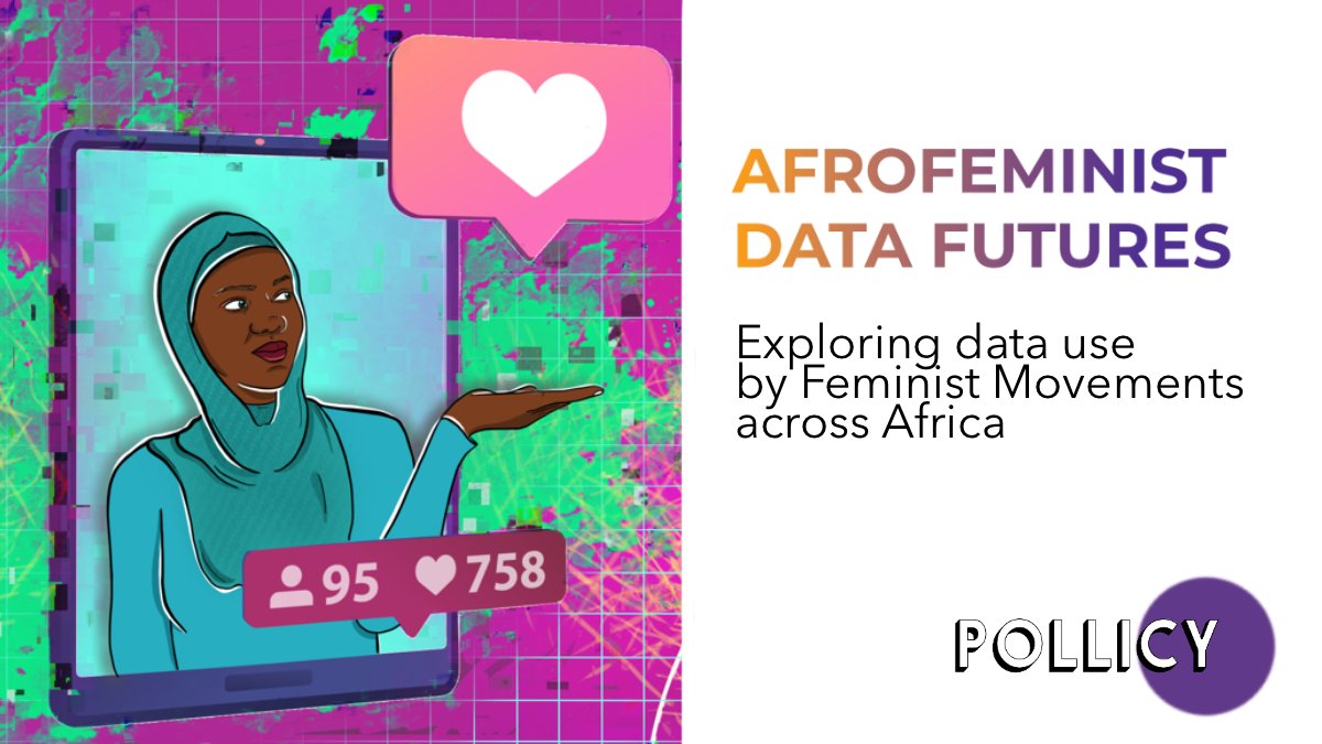 50+ women consulted 💁🏾‍♀️
20+ countries covered 🌍
140+ feminist orgs mapped 🗺️

We are proud to publish our latest research that explores #DataFeminism #DataJustice and #AfrofeministDataFutures

👉🏾Read in English, French or Portuguese: pollicy.org/feministdata