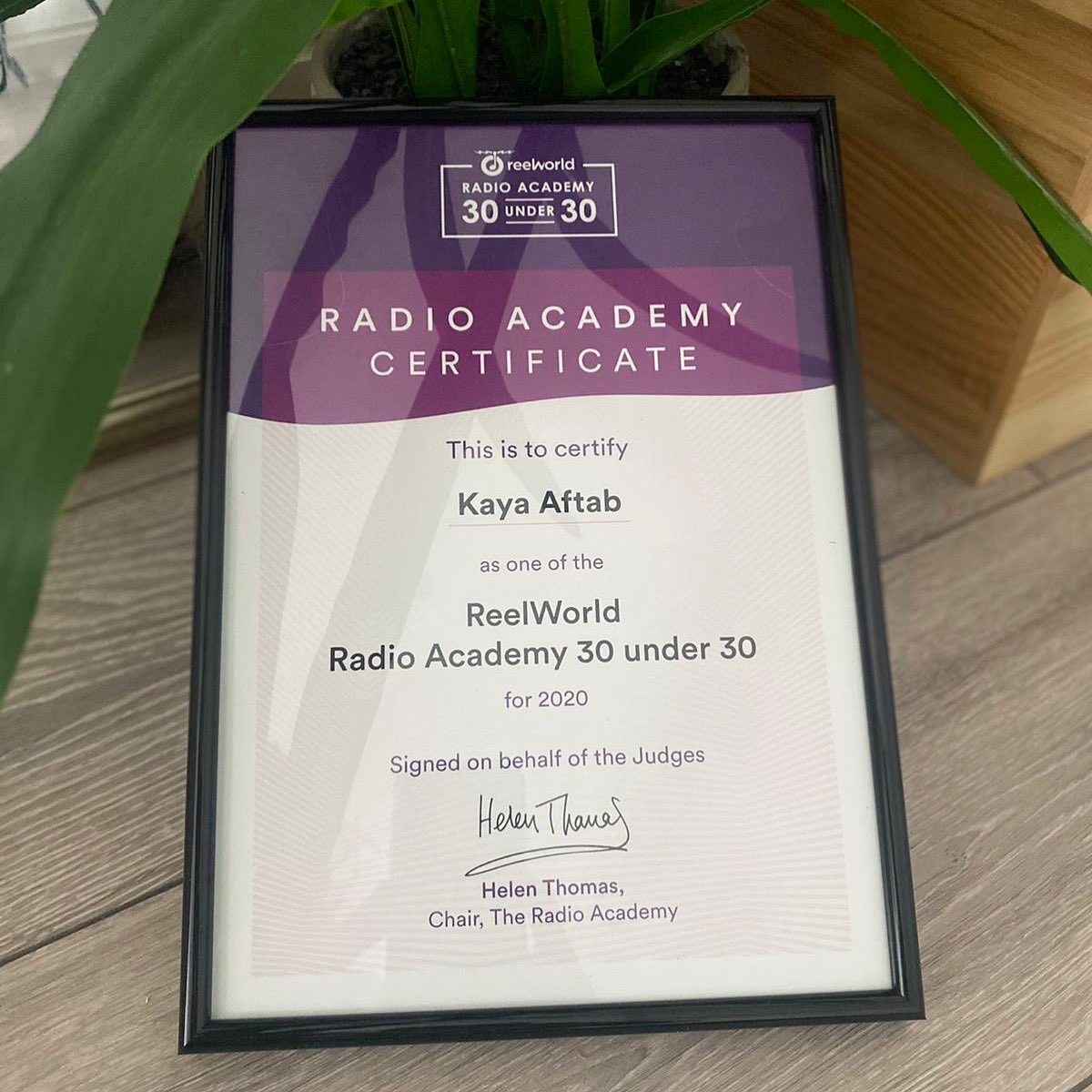 Something good always comes out of something bad... even in a year like 2020. A lovely little thing to arrive in the post this morning. Thank you to the @radioacademy #RWRA30
