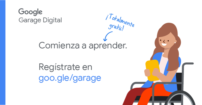 googleespanol's tweet photo. Comienza a aprender nuevas habilidades digitales con los cursos en línea de desarrollo profesional de #GarageDigital.

¡Regístrate ya!