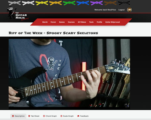 GirlShredder's tweet photo. REVIEW: The Guitar Ninja Academy - The Future Of Guitar Lessons https://t.co/SejbMVVsY5 @AGuitarNinja 🤘 https://t.co/9MRNLC1nbn