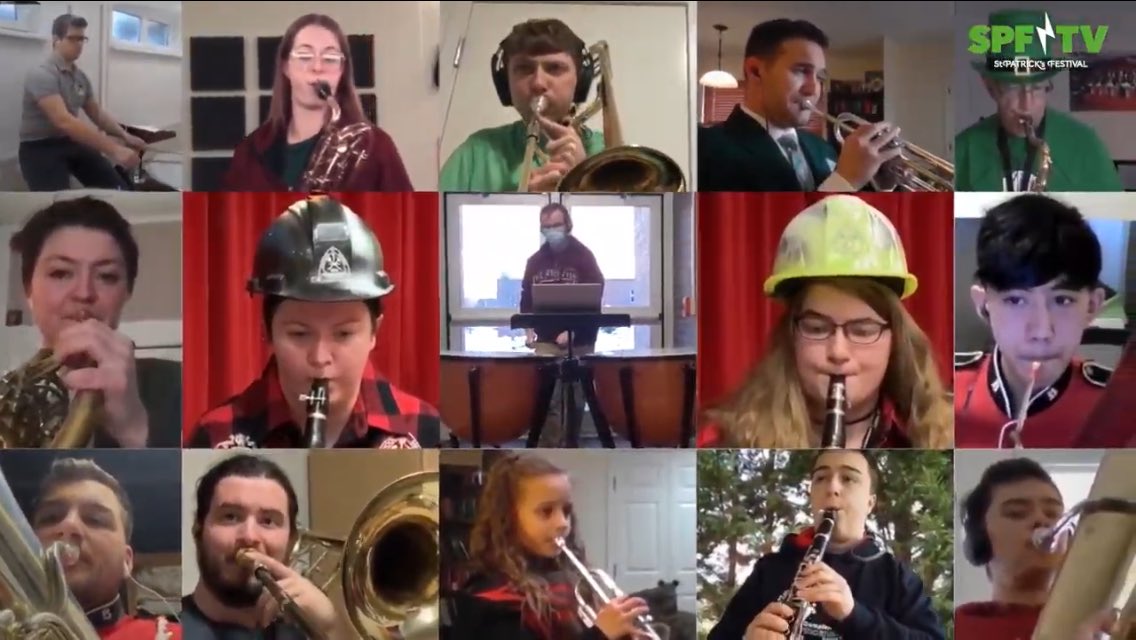 Spotted some flannel and hard hats playing in the <a href="/stpatricksfest/">St. Patrick's Festival 🇮🇪🐍☘️💚</a>’s live stream this morning! #MinesMusic #HelluvaEngineer