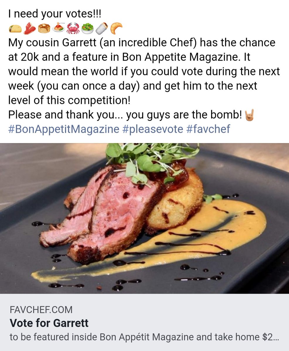 qt_quinn0's tweet photo. Please vote for my cousin Garrett!
He's currently in 4th and needs to be in 1st!
Link is on my Facebook page!🤘🏼 https://t.co/3Z8tg7HrkJ