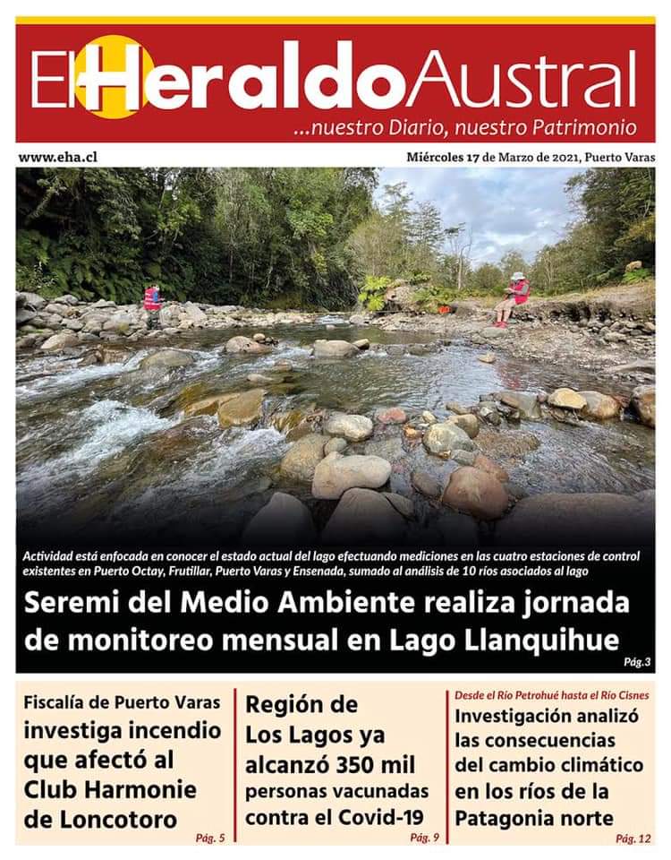 MmaLagos's tweet photo. En @diario_eha conoce los detalles del monitoreo mensual en #LagoLlanquihue realizado esta semana por @Mmalagos junto a @CapuertoPVaras y @udeconcepcion a fin de levantar información para el cuidado de las aguas de este emblemático cuerpo de agua de nuestra región. https://t.co/0XUam5o6Ud