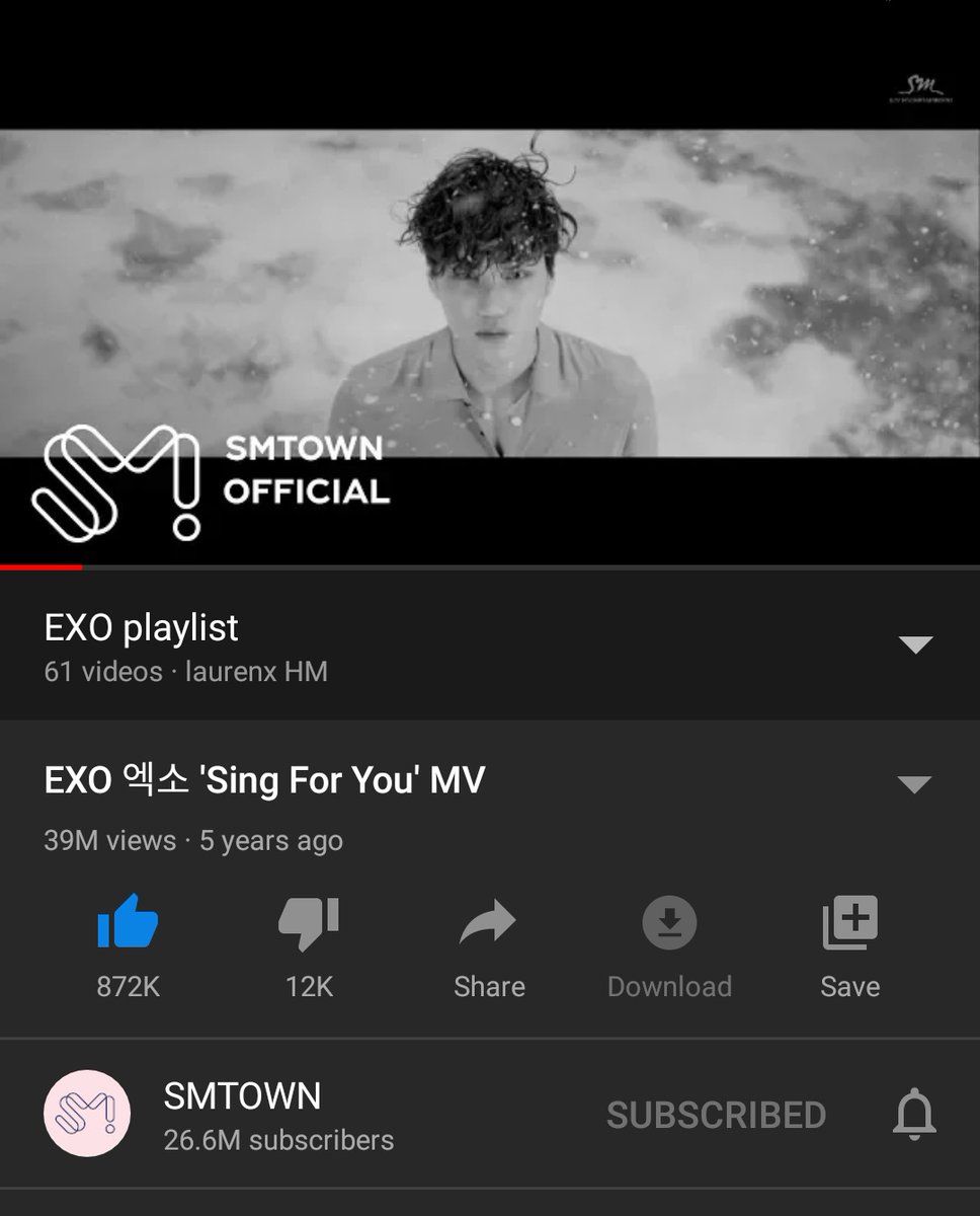 MyBiasVivi's tweet photo. 🔥NOTICE🔥
EXO 'Sing For You' had almost reach 40 millions~lets stream this....
#EXO #exosingforyou https://t.co/eGyF6g6fxy