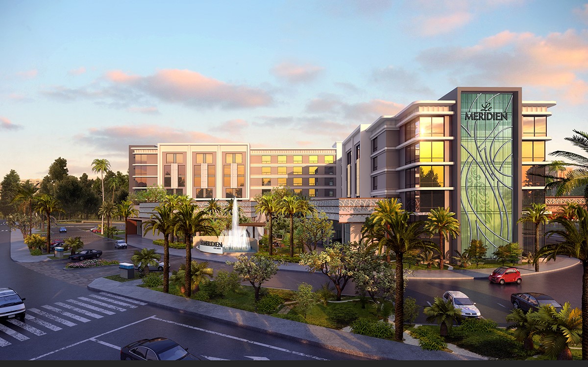 Opening in May 2021, Le Meridien Hotel in Arcadia, California, is inspired by the brand's European heritage. This new $300 million hotel will have 227 guest rooms and suites, a gorgeous cosmopolitan rooftop pool &amp; bar, and will feature our Metal finish. zolatone.com/finishes/
