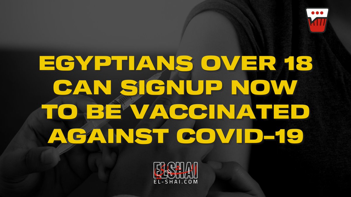 It takes only a few minutes to register on the Health Ministry’s registration portal. 

egcovac.mohp.gov.eg/#/home

#covid19 #vaccine #Egypt