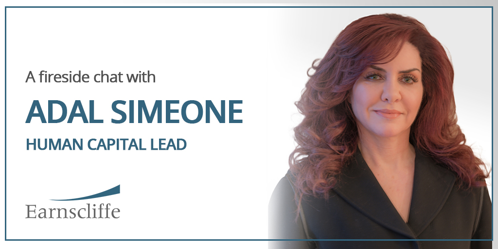 We sat down for a Q&amp;A with Adal Simeone, Earnscliffe's new Human Capital Lead, to discuss her commitment to build a workplace culture around the principles of #JEDI, and her passion for fostering end-to-end talent management systems. Read more: bit.ly/2P2AZau