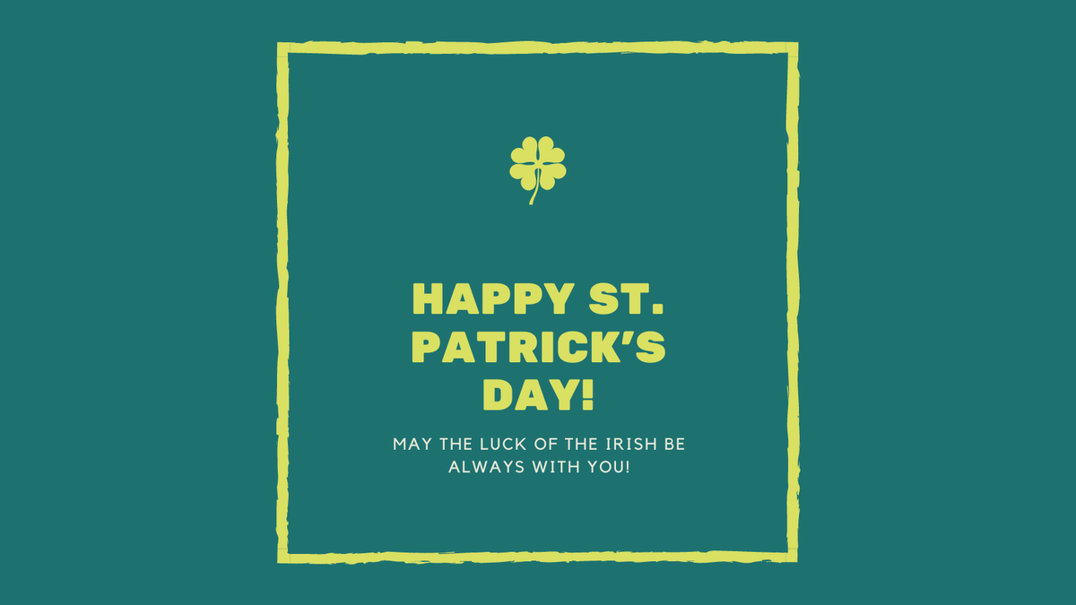 Happy #StPatricksDay!