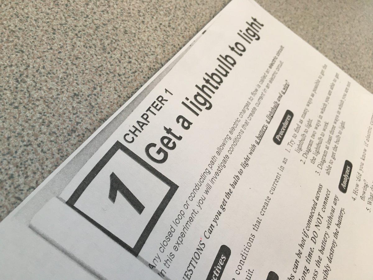 Attempting to harness the power within. Can we light a lightbulb in Science today? #thisisap #tbap21