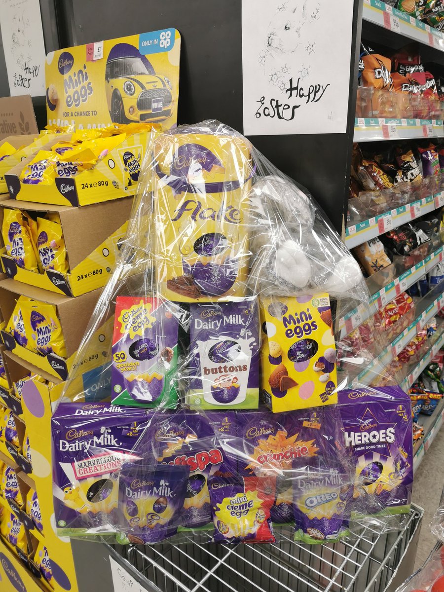 lottykavz12's tweet photo. Come on down to shelton lock coop and have a good on our easter egg raffle all money raised is going to the great @DementiaUK charity @GlidewellGavin @charley2227 @grahamwren2 @mycoopfood https://t.co/fE8D5fRQV3