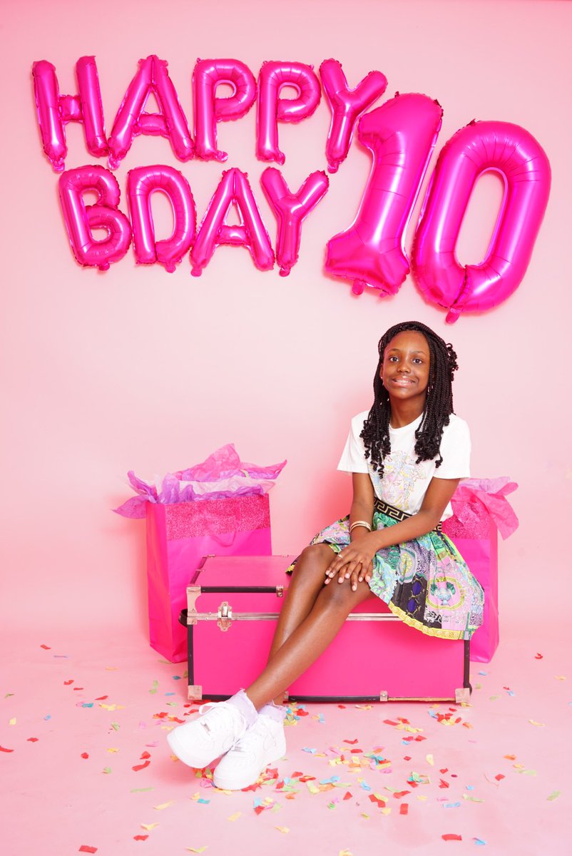 AmoniMommy1's tweet photo. Happy 10th birthday to my EVERYTHING! Babygirl, you know it’s whatever, however, whenever for you. I thank God for blessing me with my greatest creation. Lord knows I wouldn’t be the woman I am today if it wasn’t for her #chapter10 #glowdup https://t.co/w0PpcVwntJ