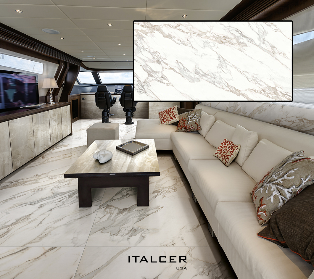 Why don't you choose a fantastic porcelain gres slab, like #calacatta gold, to furnish a luxurious yacht? The result is amazing and gorgeous.
lnkd.in/dj87wYf
 #madeinitaly #ceramic #luxurylifestyle #architecture #interiordesignideas #decor #design #designinspiration