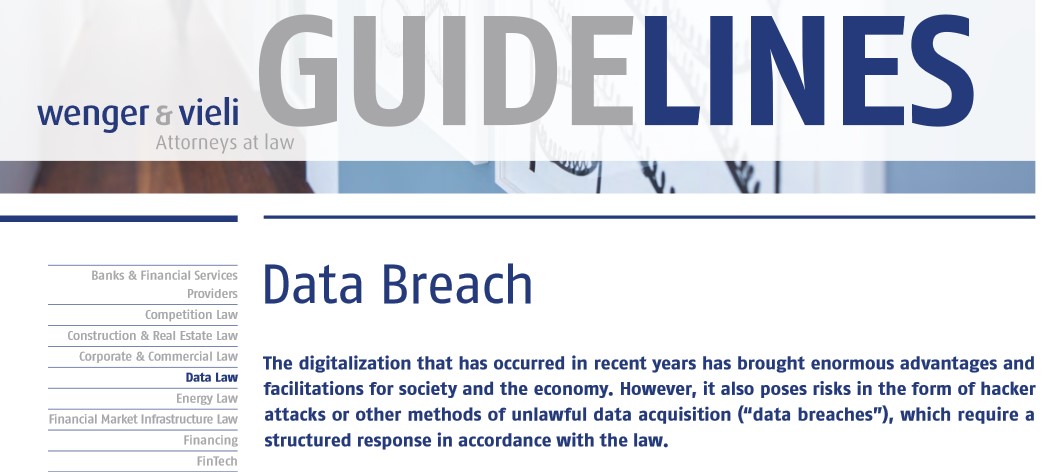 Wenger Vieli AG (@wengervieli) on Twitter photo Data Breach - new GUIDELINES by <a href="/CKellerLaw/">Claudia Keller</a>, Michael Tschudin, Dominique Roos and Marcel Boller. bit.ly/2Q4SrM6 #datalaw #digitalization #guidelineswv ^JBE Data Breach - new GUIDELINES by <a href="/CKellerLaw/">Claudia Keller</a>, Michael Tschudin, Dominique Roos and Marcel Boller. bit.ly/2Q4SrM6 #datalaw #digitalization #guidelineswv ^JBE