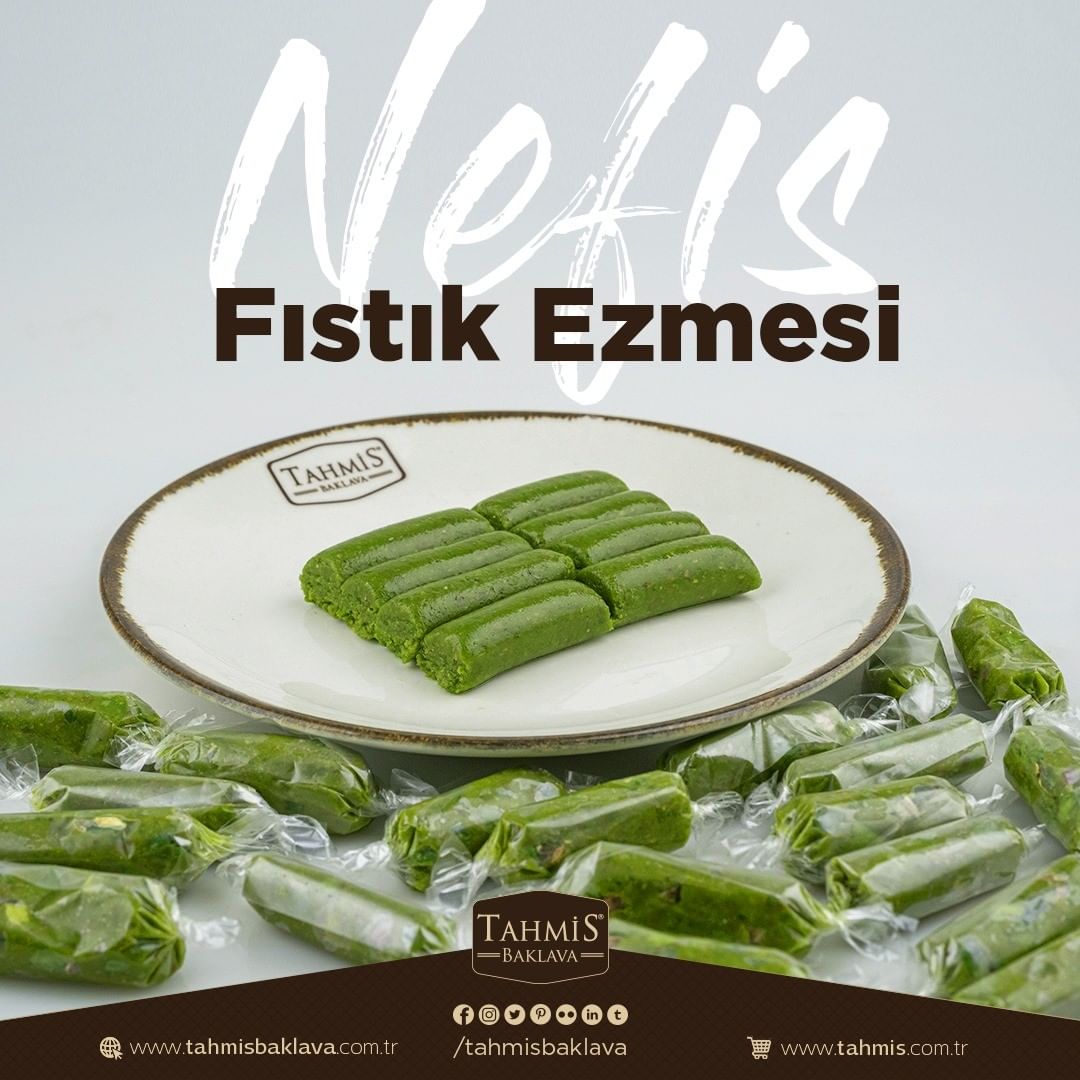 Gaziantep’in nefis fıstık ezmesi tahmis.com.tr
 ile bir tık uzakta!
.
.
.
#tahmiskahvesi #tahmis #tahmisbaklava
#gaziantep #istanbul #baklava #midye