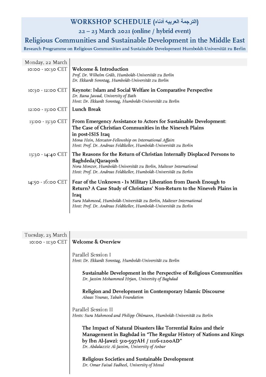 Religious Communities and Sustainable Development tweet media