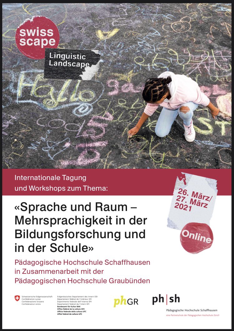 Ein Beitrag zum Thema Mehrsprachigkeit in der Schule und wie man Linguistic Landscapes als pädagogisches Tool in der Schule integrieren kann. 
Die Plätze sind begrenzt, also meldet euch schnell an unter: phsh-courses-hs.gsecom.ch/kurs/tagung-sp…

Flyer: cdn.sanity.io/files/iso7clpt…