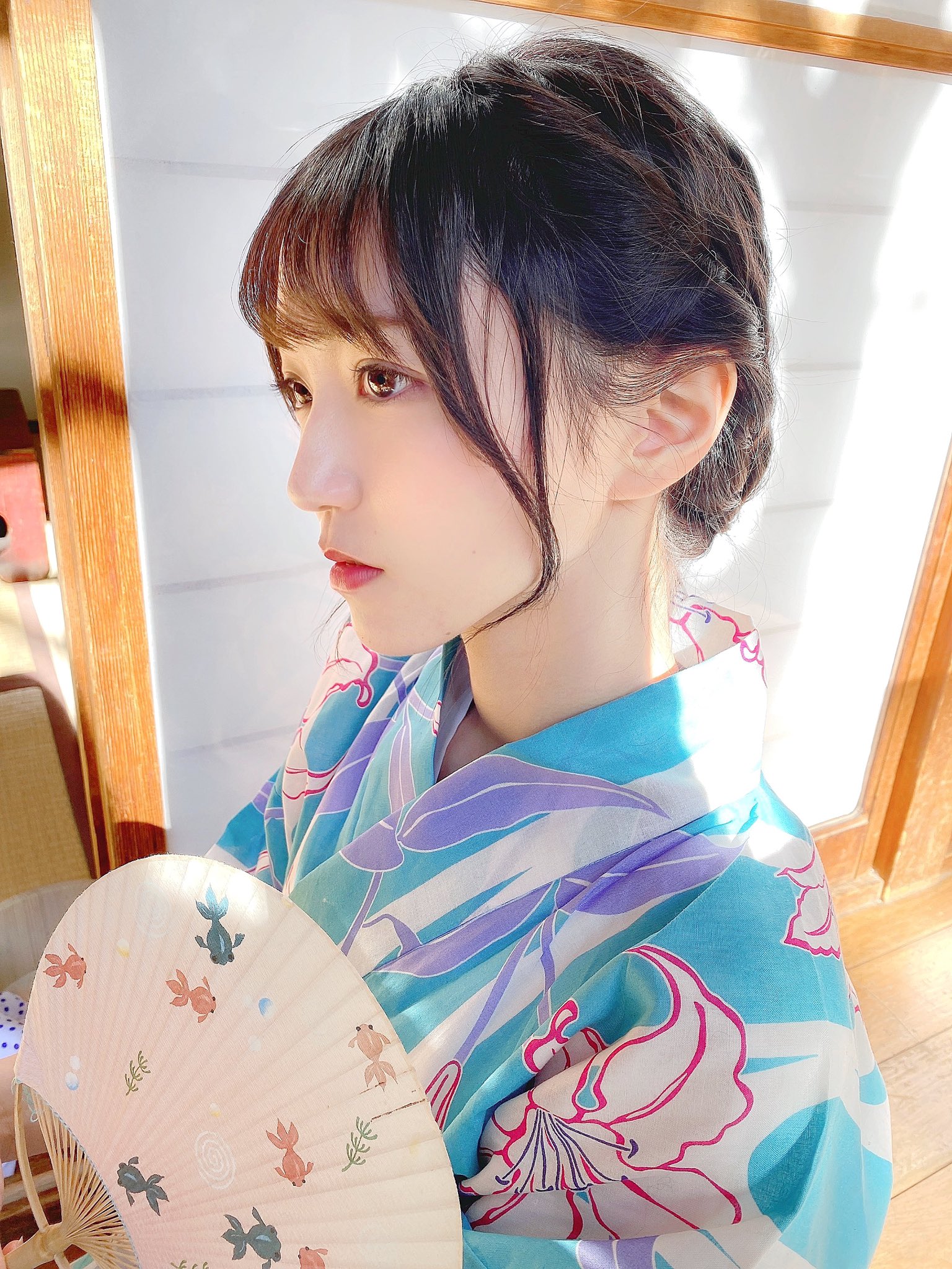 【限定】イコールラブ　イコラブ　生写真　野口衣織　浴衣　24girls お渡し会 LOVE イコラブ生写真 24girls お渡し会 浴衣 野口衣織ヒキ