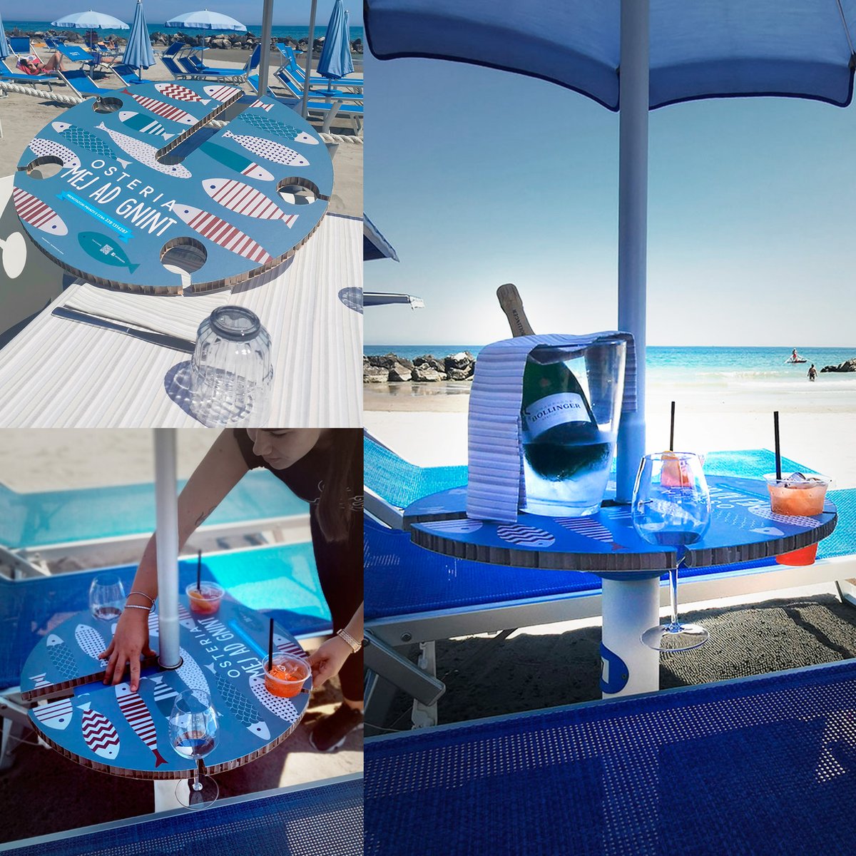 Evitare gli #assembramenti e non rinunciare agli #aperitivi vista mare, la sfida odierna dei servizi di #ristorazione.
Con l'innovativo Vassoio Delivery © oggi è possibile. 
#Ecologico e #personalizzabile nelle dimensioni e nella grafica.
🔗 rippotai.it