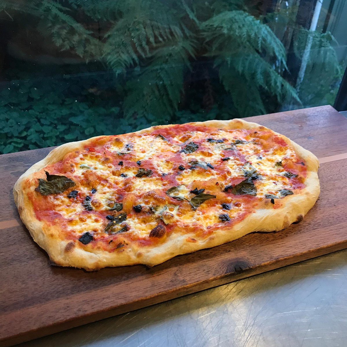 Starting to experiment with making #blackgarlic here at Knagwood garlic farm. This delicious creation was made by Phil at #badgerbread #kyneton. <a href="/kynetonbuzz/">The Kyneton Buzz</a>