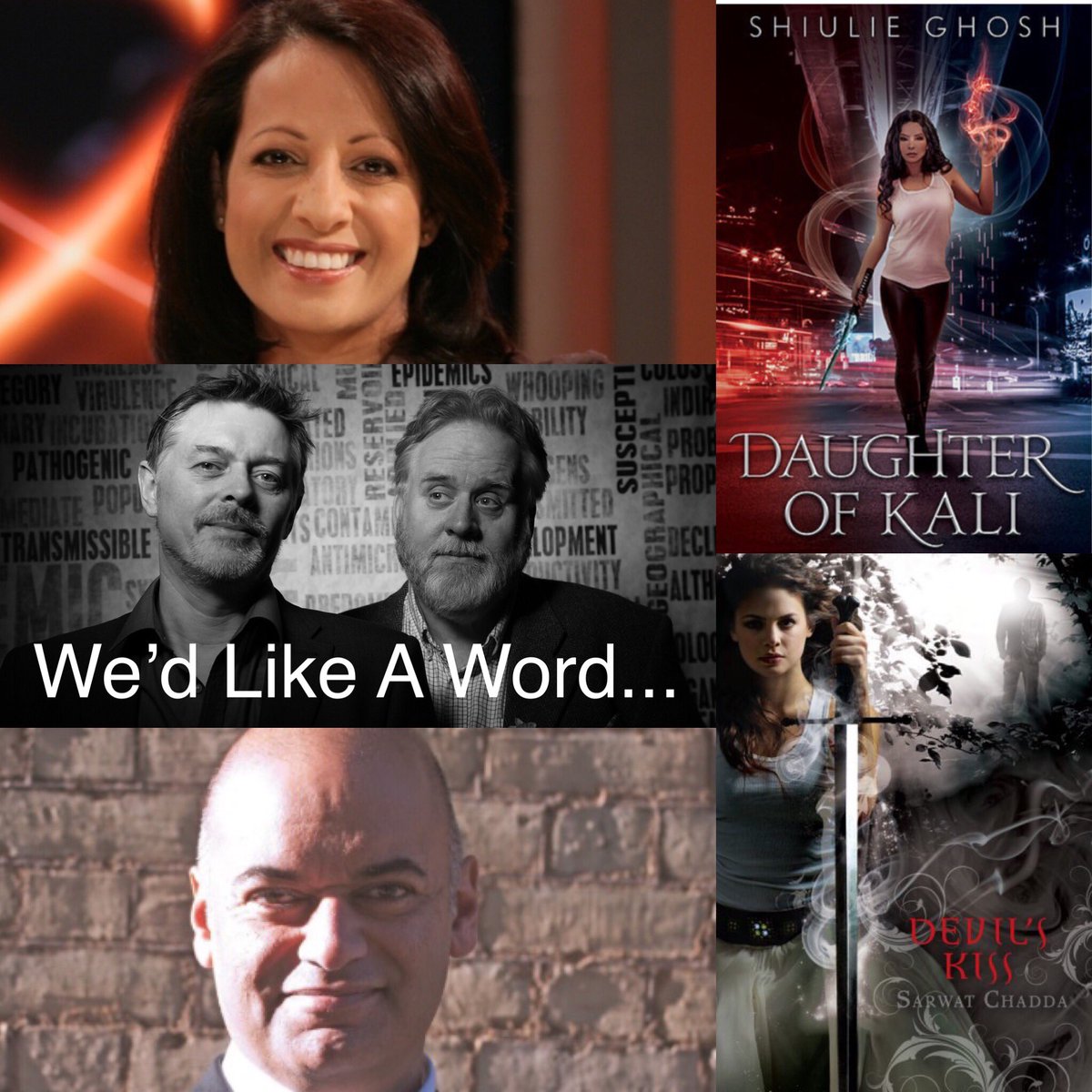 And we celebrate #diverseauthors & creators @ockaur @sheilland @pblofeld @girlinthelens @SAChakrabooks @angiecthomas @johngreen @Ray_Harryhausen with star #YA writers @hackhound & @sarwatchadda on this ep of @WedLikeAWord anchor.fm/wed-like-a-wor…