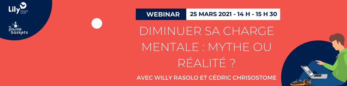 Webinaire sur la charge mentale

Le 25 mars 2021 à 14h00
hubs.ly/H0JjQ8b0

La crise sanitaire a affecté la charge mentale des salariés : augmentation du stress au travail,  épuisement, désengagement, etc.