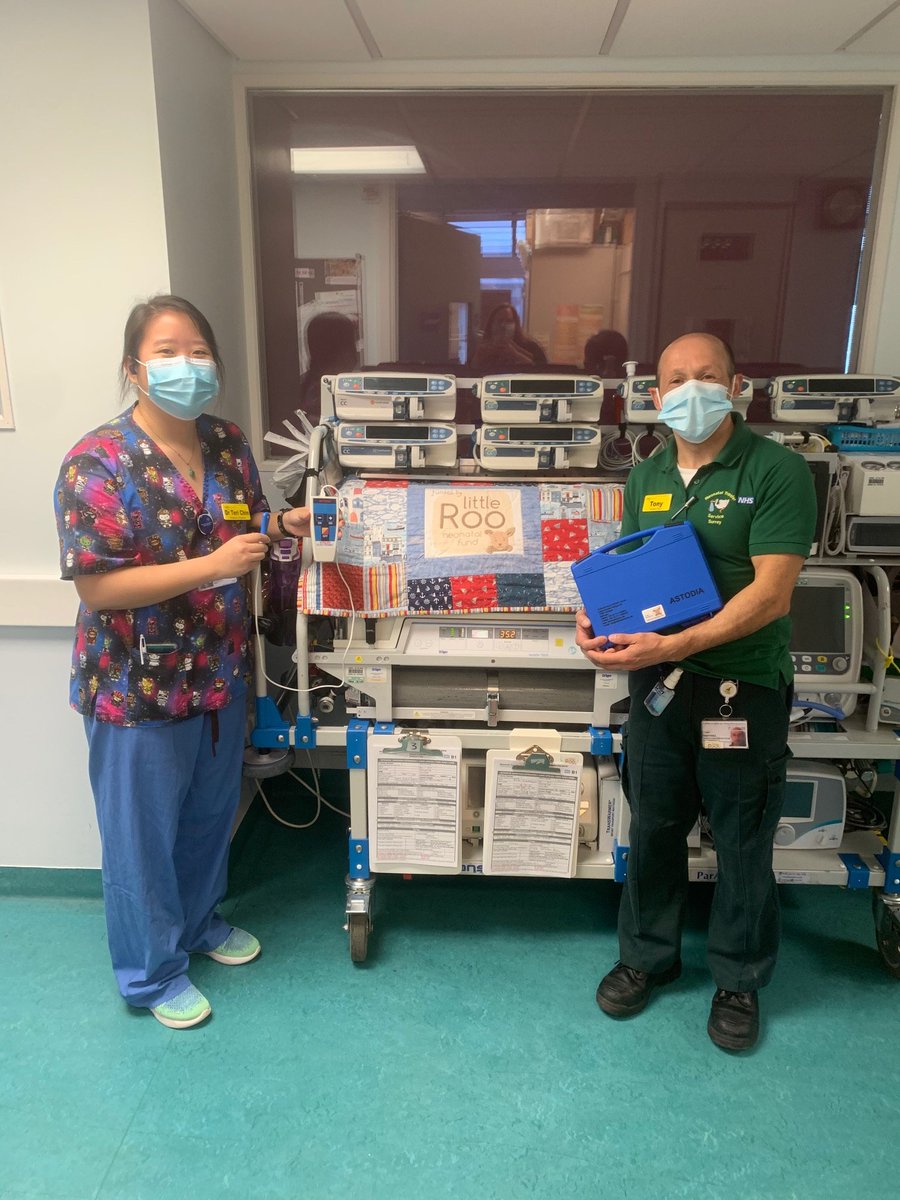 Little Roo recently funded two diaphanoscopes (one for the NICU and one for the transport team) - we are so grateful for the support that allows us to purchase invaluable items like these ⭐️