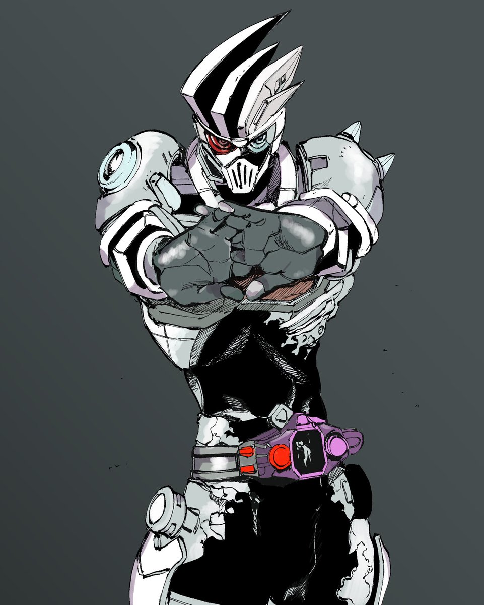 1boy male focus armor solo rider belt tokusatsu white armor  illustration images