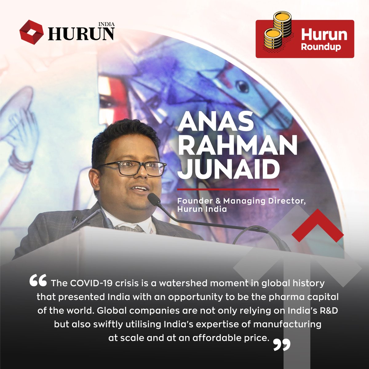 The Covid-19 presented India with an opportunity to become the pharma capital of the world.

Here are some of the leading Pharma entrepreneurs in the IIFL Wealth Hurun India Rich List 2020.

#Hurun #HurunIndia #AnasRahmanJunaid #Pharma #Pharmaceuticals #PharmaExports #Exports