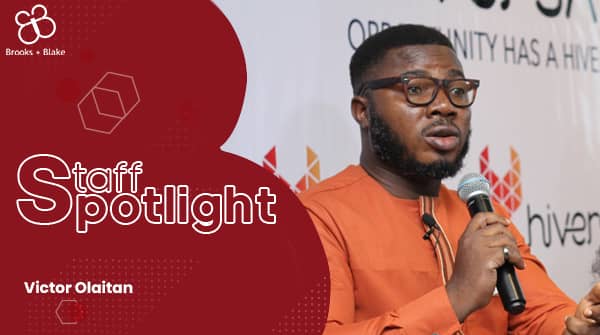 Brooksblakepr's tweet image. It's #staffspotlight today💃💃 The spotlight opens on 🥁🎉🎉 Victor Olaitan. The 'Tech Guru' is hardworking, multi-talented and an expert in his field. ⁣

Victor is the go-to guy for any digital and creative work.

 Thanks for all you do Victor!⁣
#spotlight #BB