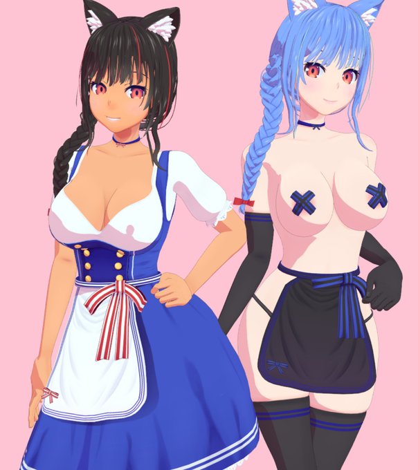 本日の進捗
・エレノアさんToon色変えテクスチャ作成
大体できたのでチェック中～
隅々までチェックしないとね😋 