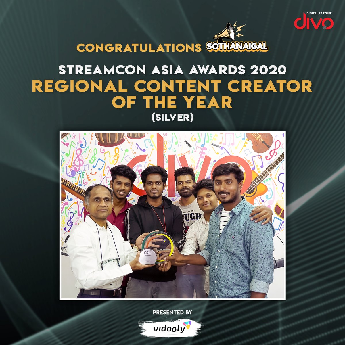 Congratulations, team Sothanaigal for the well-deserved success! <a href="/sothanaigal/">Sothanaigal</a> @DivoCreators 

youtube.com/channel/UCD1Cu…

#Congratulations #sothanaigal #awardwinning