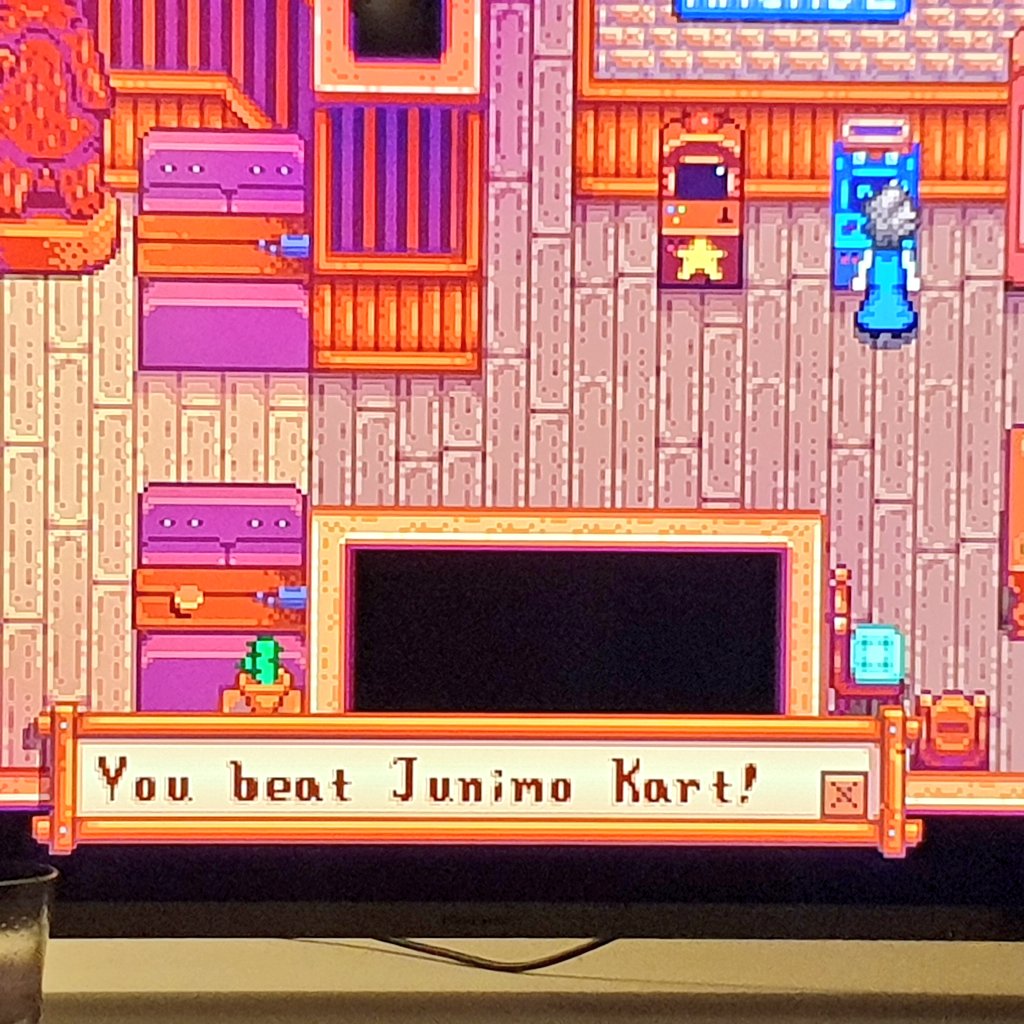 staenrey's tweet image. *громко оретб*
Я прошла #JunimoCart в #StardewValley (аааа)
#ibeatjunimocart