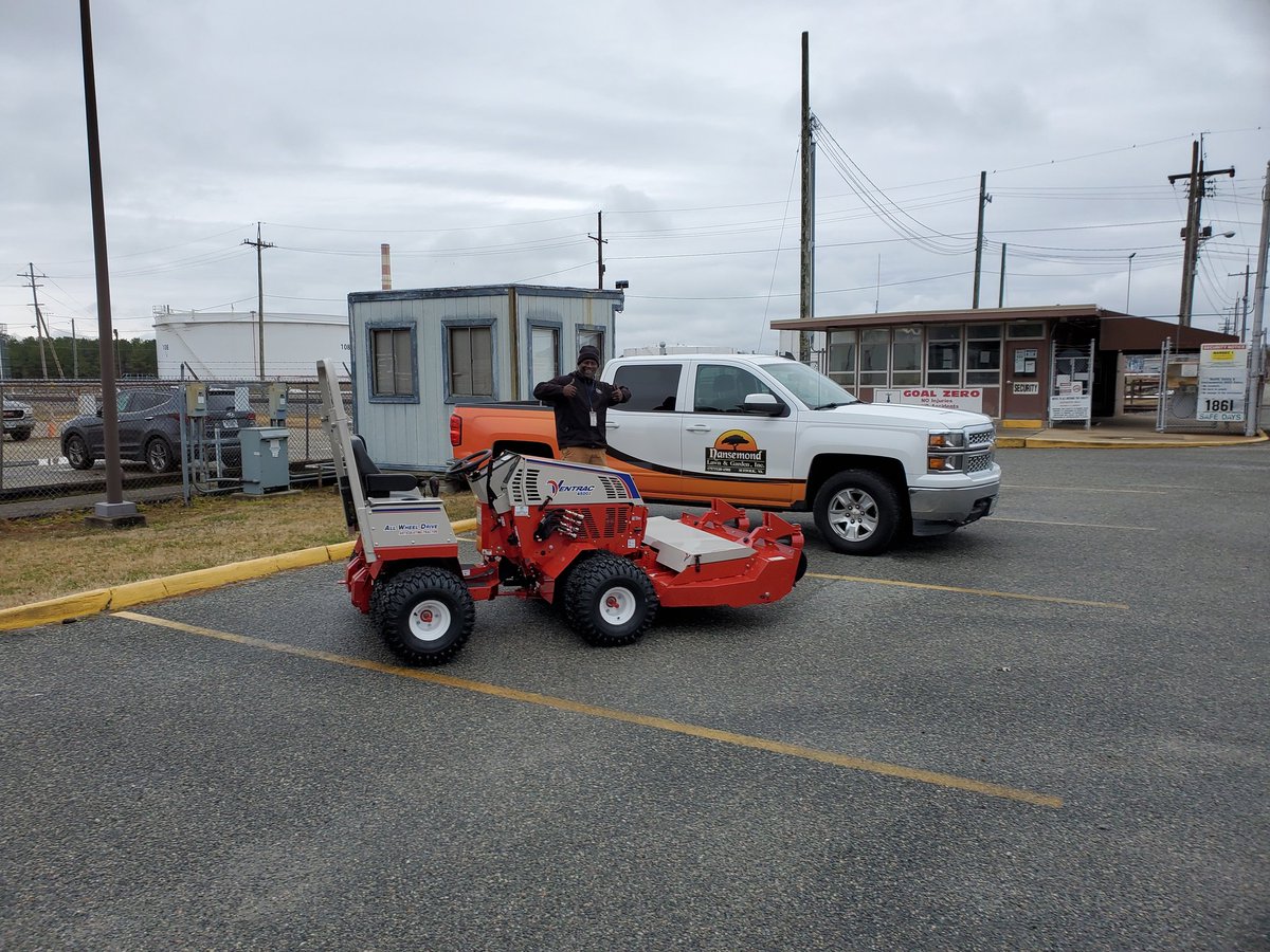 DaveMeltonOBX's tweet image. Another happy customer taking delivery of a Ventrac from @smithturf and @ventrac Thanks to Ray, Terry, and the rest of the team at @nansemondlawn for trusting us. #prosuseVentrac #VentracStrong #letmeshowyou