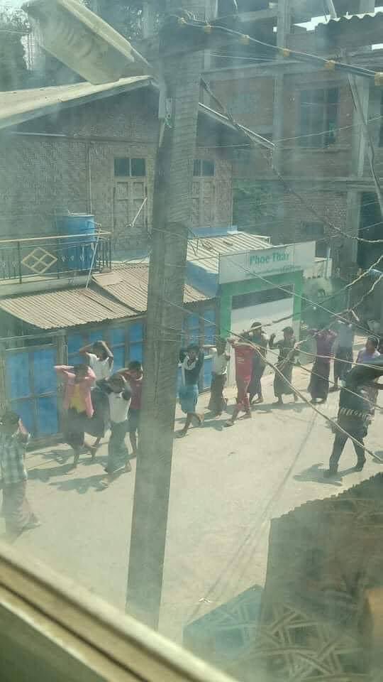 In Mandalay: 62th Street (40x41)
Terrorists (Myanmar security forces) arrested at least a dozen civilians today .
RESTORE MOBILE DATA
#WhatsHappeningInMyanmar #Mar17Coup 
<a href="/KenRoth/">Kenneth Roth</a> <a href="/TostevinM/">Matthew Tostevin</a> <a href="/freya_cole/">Freya Cole</a> <a href="/UN_HRC/">UN Human Rights Council | #HRC60</a>