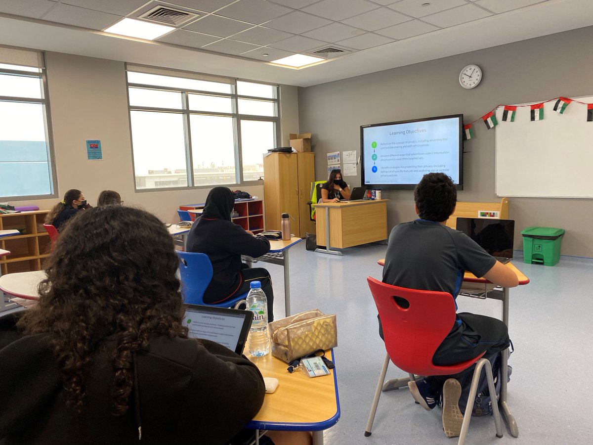 GEMS_gfm's tweet photo. Y09 Students are attending their E-safety training to be a safer internet user.
#wearegfm #gfmcommunity #gfmstudents #gemsgenius #gemseducation #esafety #responsible #internetsafety https://t.co/fOb1NzBLmk