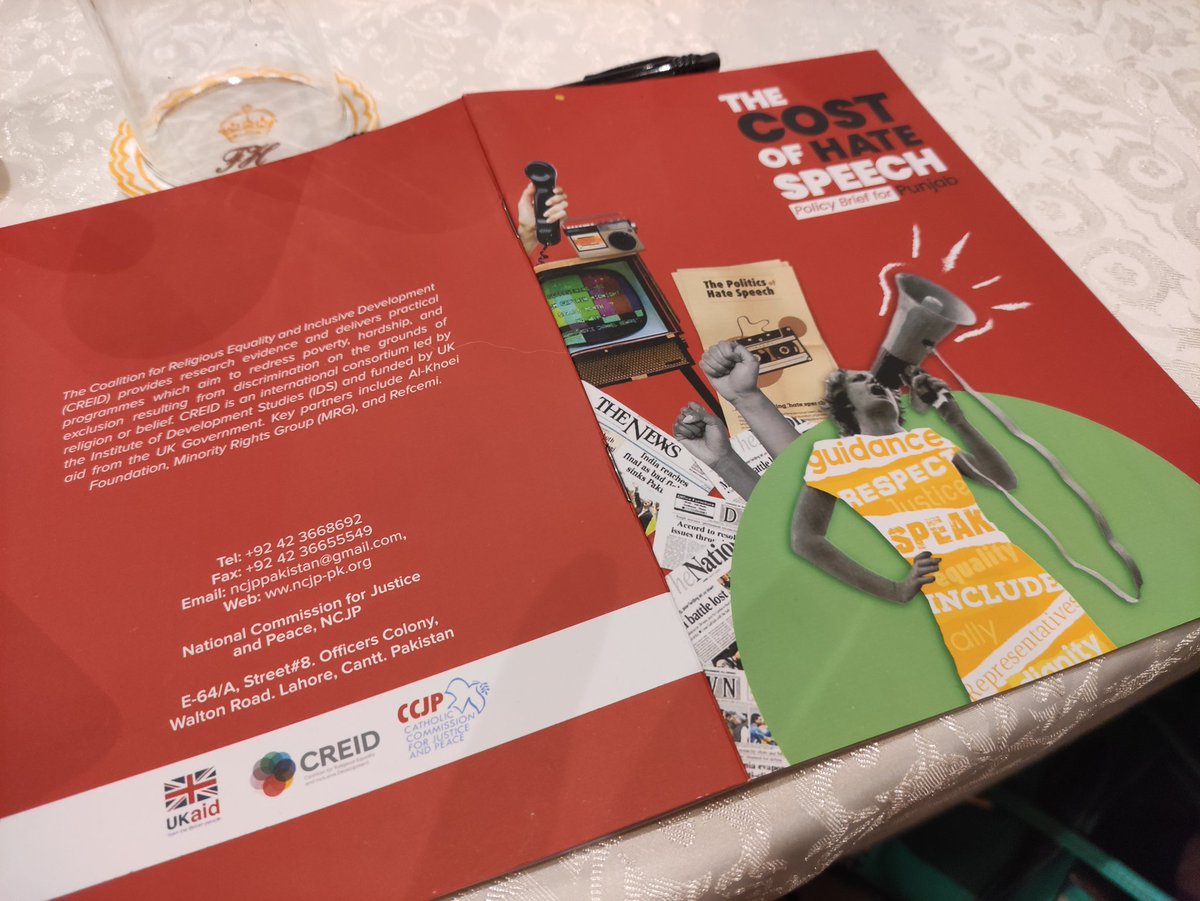 advertbalcha's tweet photo. .@@NCJPPak launches it's story The Cost Of Hate Speech. An excellent study to understand the hate speech trends in Pakistan. Touches upon many important aspects vis a vis #hatespeech @fernanddev @MinorityRights https://t.co/VnmxhrHhbj