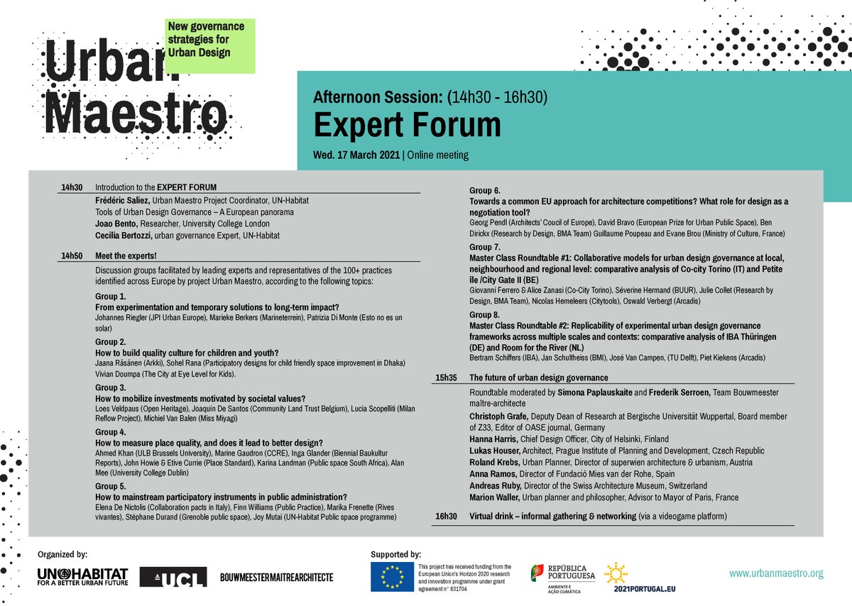 LabGov's tweet photo. ๐ดtoday
Don't miss the #UrbanMaestro final conference!
๐ฃ@edenictolis from #LabGov will intervene together with a lot of of inspiring speakers and the Councillor of @ComuneRE for citizen engagement Lanfranco de Franco.
Registerโก๏ธhttps://t.co/LA42DPb8r8
@UNHABITAT @ucl https://t.co/phORZ7KqYr