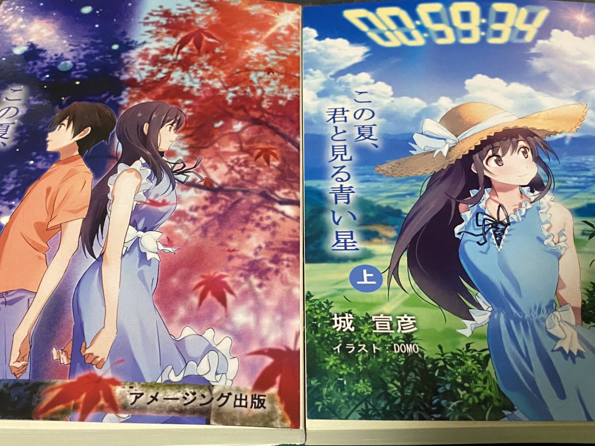 この夏、君と見る青い星 昔やったゲームのシナリオライターの方（ @kaito_adventure  ）が小説をお書きになっているということで。主人公と麦わら帽子の少女が紡ぐ、一夏の冒険です。 カイトの冒険をやった事がある人には懐かしい部分も。