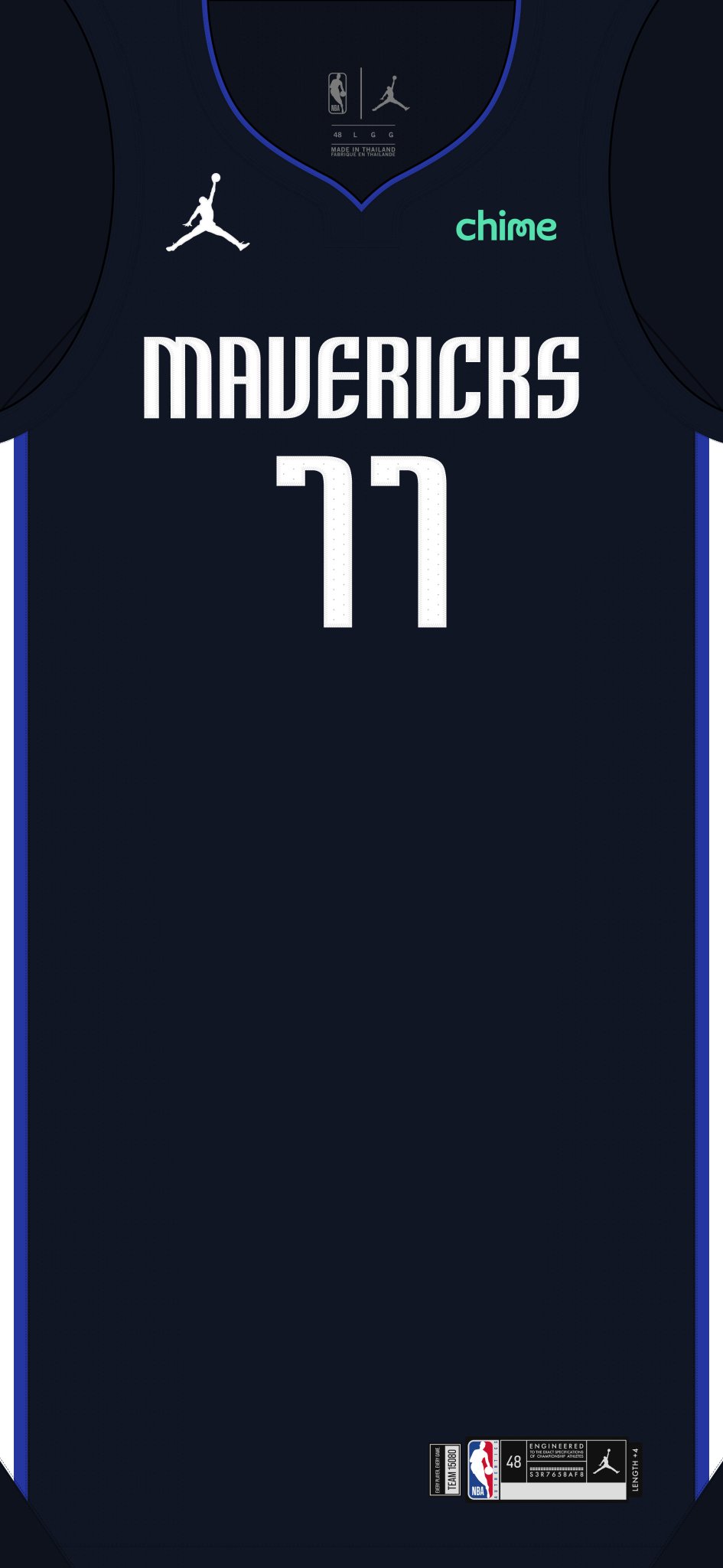 Jordan Liem on X: They really need to rebrand the whole team. They look  very outdated. Dallas Mavericks 2017-Present Association Jersey No. 6  Kristaps Porziņģis Icon Jersey No. 77 Luka Dončić #NBA #