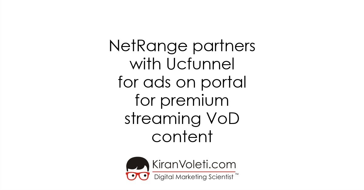 kiranvoleti's tweet image. #NetRange #Ucfunnel #VoD @NetRange_MMH