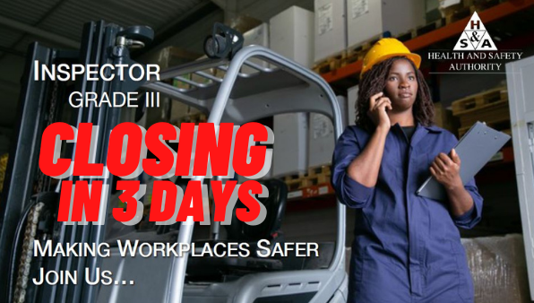 consciaireland's tweet image. Three days left to apply for this exciting opportunity with the @TheHSA ! The HSA are looking for suitable candidates for the role of Inspector (Grade III).

For more information go to our website: consciatraining.com/hsacareers/

#Careers #healthandsafety