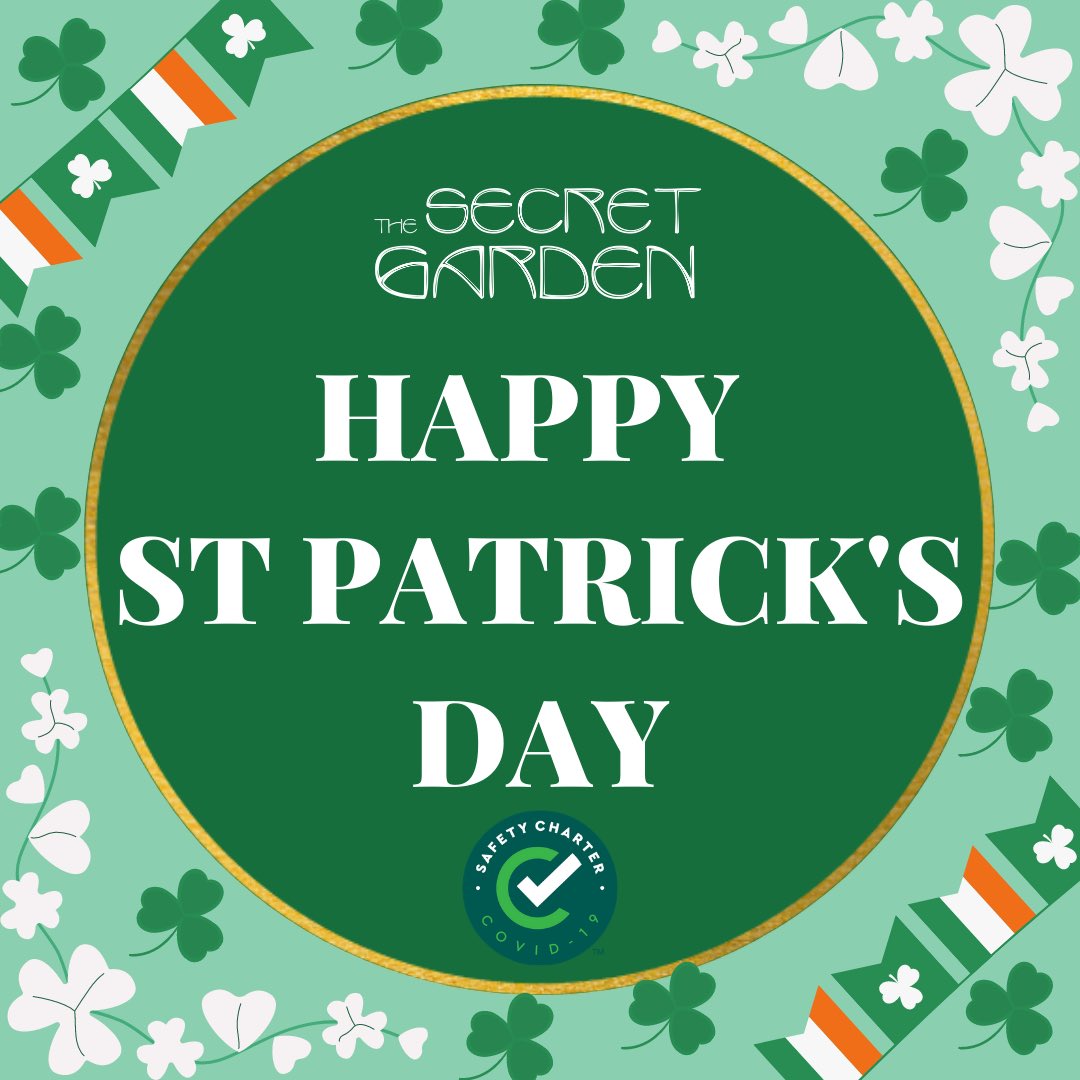 Happy St Patrick’s Day ☘️

#stpatricksday 
#proudtobeirish🇮🇪 
#thesecretgarden