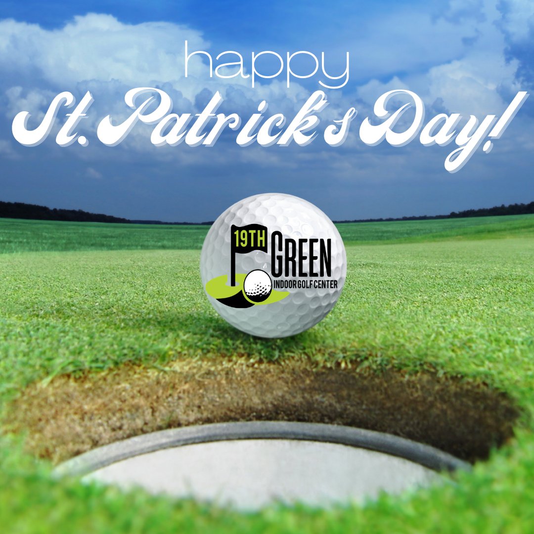 19thGreenGolf's tweet photo. May you find lots 'o' gold at the end of your rainbow this #StPatricksDay! #19thGreenGolf #TheUltimateIndoorGolfExperience https://t.co/DQOp2Um6o8