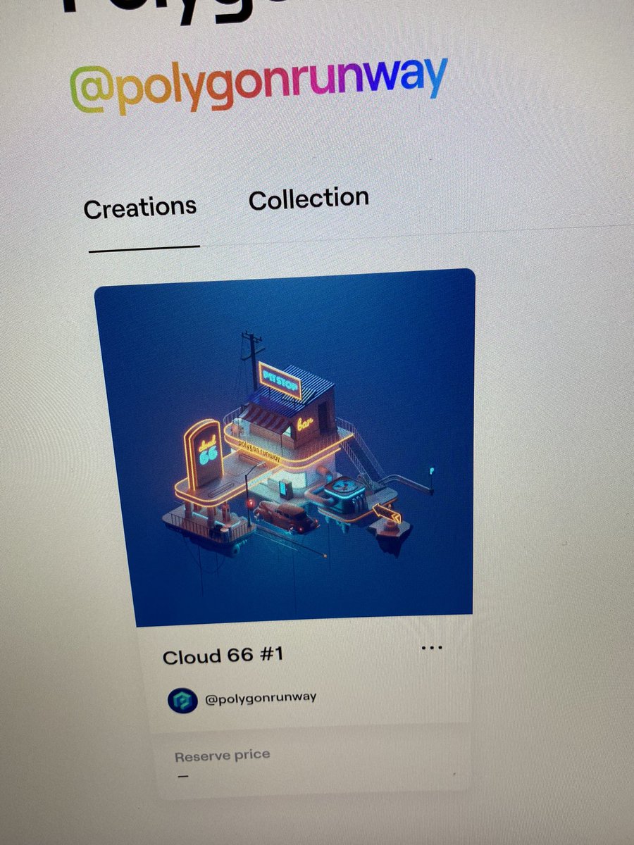 My first NFT ever minted @withFND More information soon 🤩 #NFTs #nftart #nft