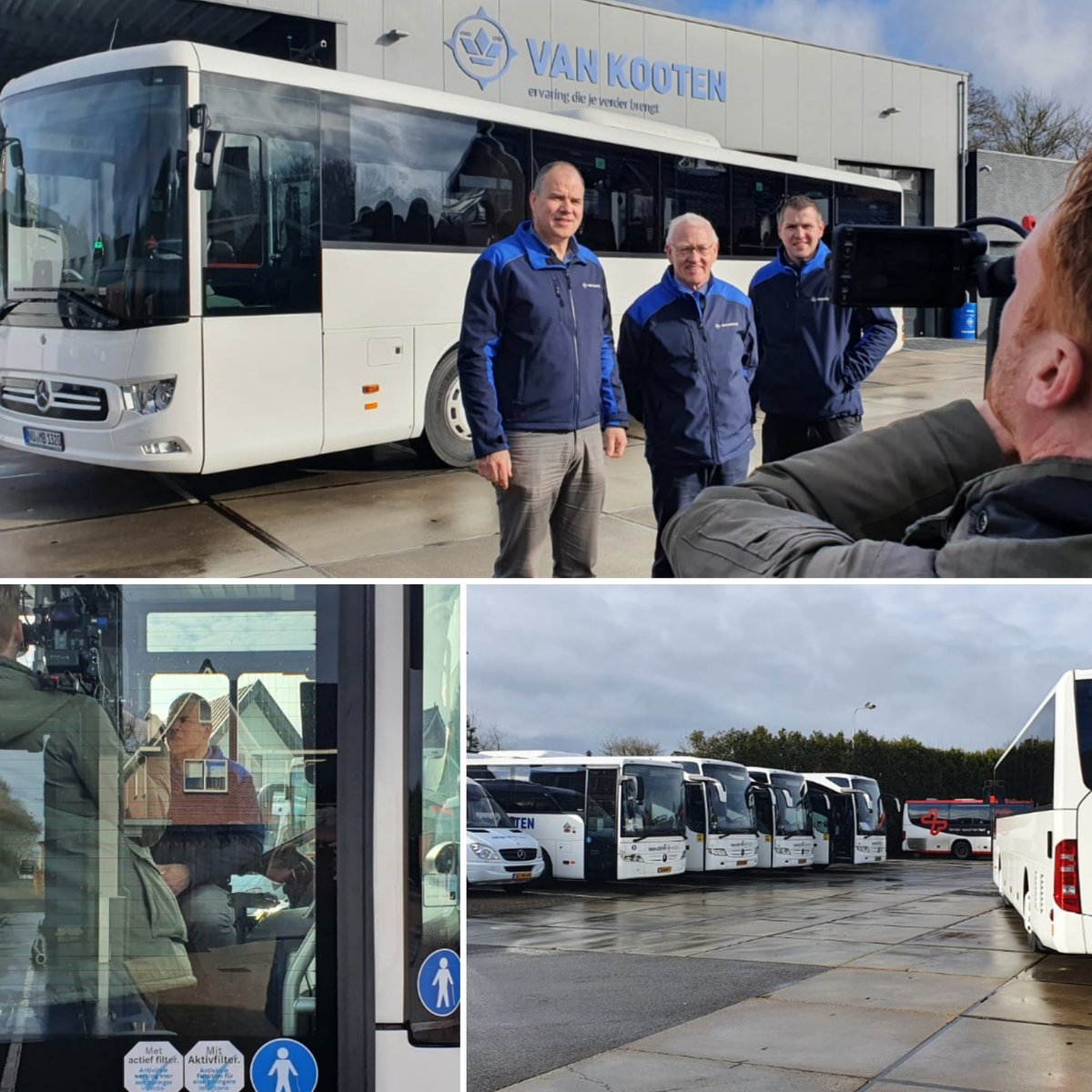 Filmopnames Mercedes Benz bij Van Kooten Reizen

Deze week vindt de Nederlandse introductie plaats van de nieuwe Mercedes Benz Intouro.
Bij enkele ondernemingen worden vandaag opnames gemaakt voor de introductiefilm. 

Leuk om aan mee te werken!

#MercedesBenz #Intouro #Kwaliteit