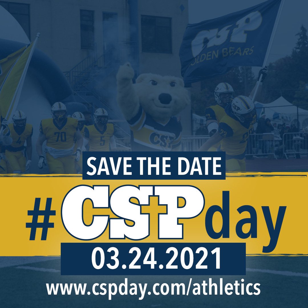 In just ONE WEEK, it’s finally #CSPday! Our goal is to raise $30,000 for CSP Athletics to financially support each and every student-athlete. Join us on Wednesday, March 24th! 
Make your gift at: cspday.com/athletics
#BeGolden